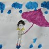 4. "Dziewczynka z parasolem"- Maja B.