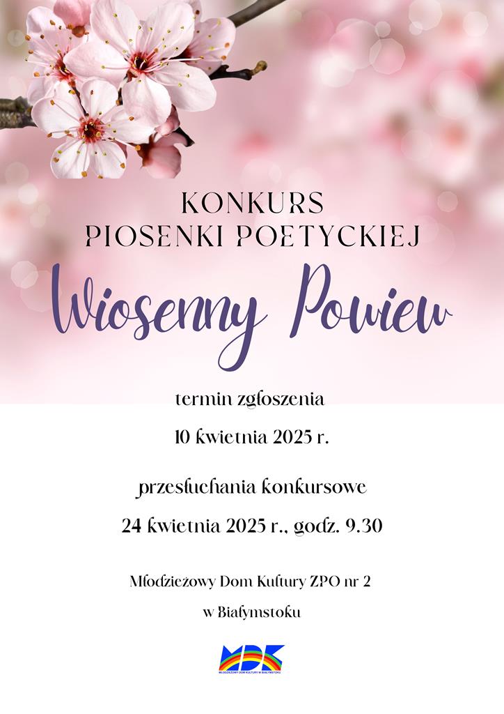 Afisz Wiosenny Powiew