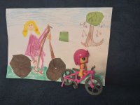 1. "Rowerkiem" Hania Ł.